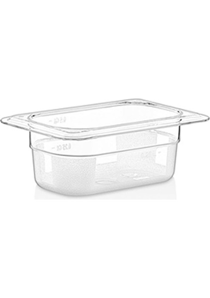 Gn 1/9-65 mm Gastronom Küvet, Polikarbon