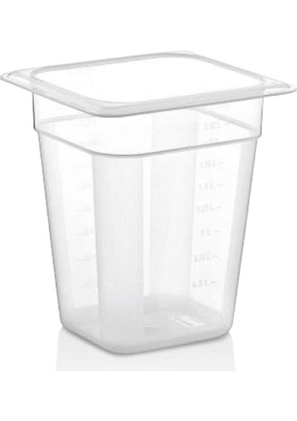 Gn 1/6-200 mm Gastronom Küvet, Polipropilen