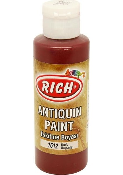 1612 Antiquing Paint Eskitme Ahşap Boyası Bordo 240 ml