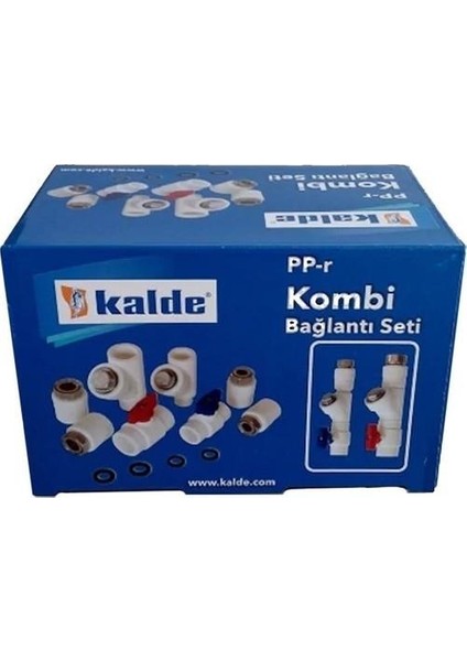 Kombi Montaj Seti PP10'LU Dirsekli Bağlantı