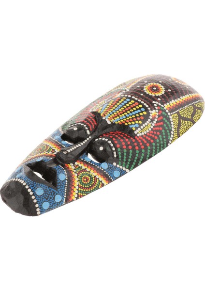 F Fityle Ahşap Afrika El Oyma Tribal Yüz Maskesi 2,5 cm (Yurt Dışından)