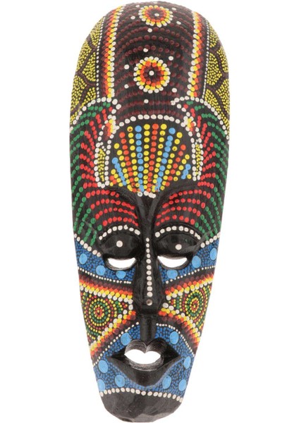 F Fityle Ahşap Afrika El Oyma Tribal Yüz Maskesi 2,5 cm (Yurt Dışından) fiyatları