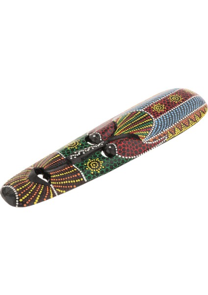 F Fityle Ahşap Afrika El Oyma Tribal Yüz Maskesi 5 cm (Yurt Dışından)