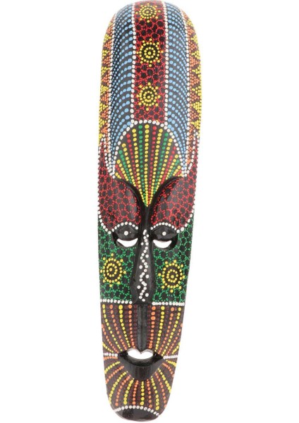 F Fityle Ahşap Afrika El Oyma Tribal Yüz Maskesi 5 cm (Yurt Dışından) fiyatları
