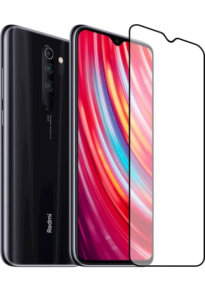 Xiaomi Redmi Note 8 Pro Ekran Koruyucu 20D Temperli Cam Siyah