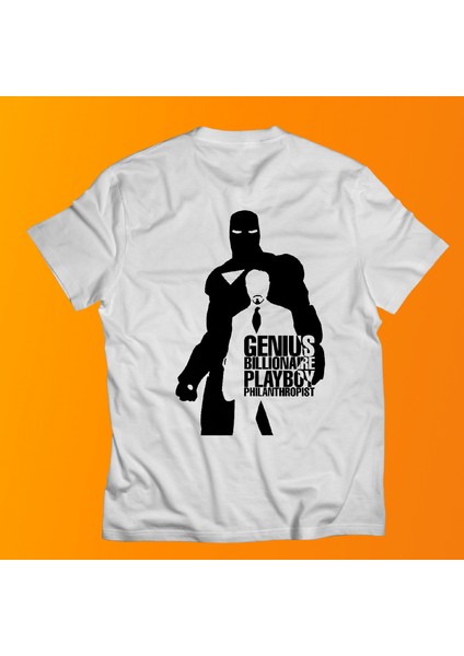 Iron Heart Çift Taraf Baskılı %100 Pamuk Oversize T-Shirt Büyük Beden Tişört