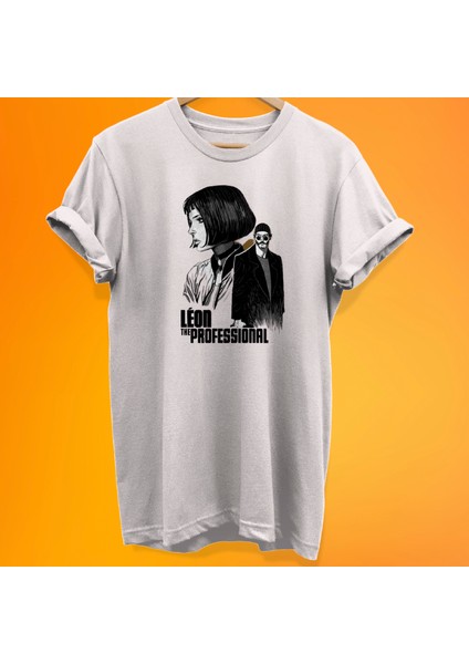 Leon Baskılı %100 Pamuk Oversize T-Shirt Büyük Beden Tişört