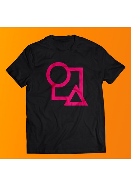 Squid Game Baskılı %100 Pamuk Oversize T-Shirt Büyük Beden Tişört