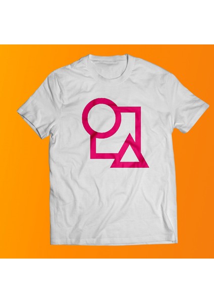 Squid Game Baskılı %100 Pamuk Oversize T-Shirt Büyük Beden Tişört