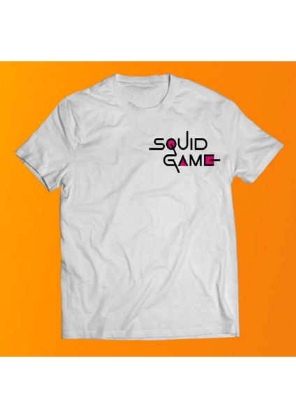 Squid Game Çift Taraf Baskılı %100 Pamuk Oversize T-Shirt Büyük Beden Tişört