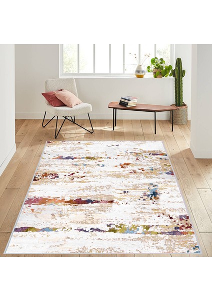 Dijital Baskı Yıkanabilir Kaymaz Taban Salon Halısı RVG1498