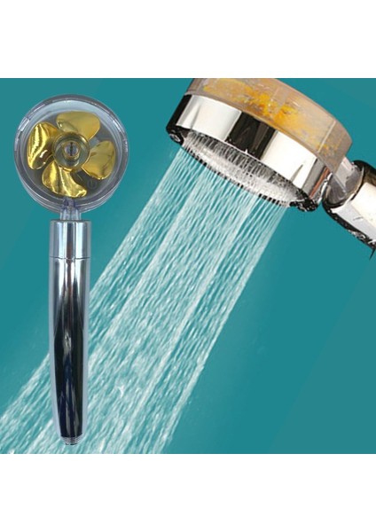 Buffer Tasarruflu Pervaneli Tazyikli Duş Başlığı
