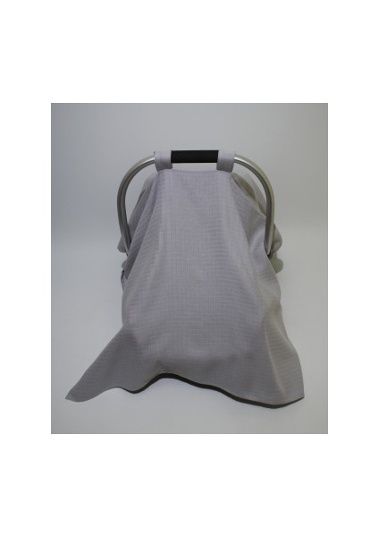 Puset Örtüsü %100 Pamuk Müslin Kumaş Düz Gri fiyatları