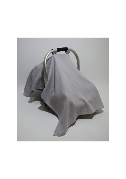 Puset Örtüsü %100 Pamuk Müslin Kumaş Düz Gri modelleri