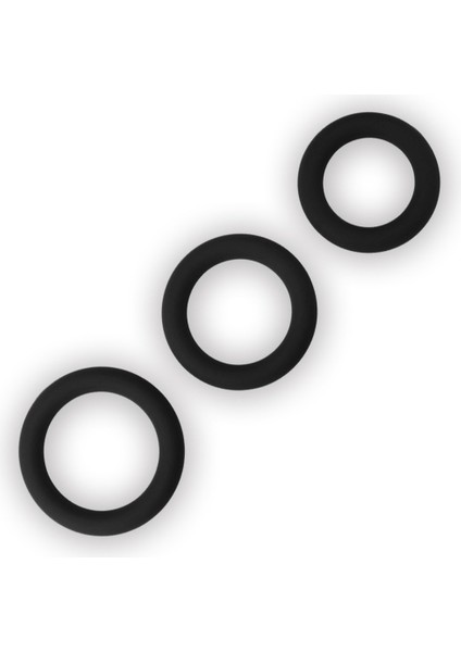 Vavelya Med 3'lü Silikon Penis Halkası