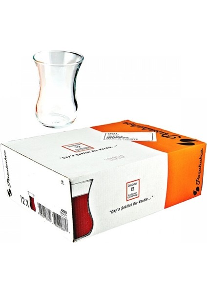 42021 Optikli Çay Bardağı 6X12=72AD Çay Bardak