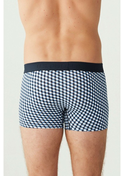 80256 Erkek Indigo-Lacivert-Indigo 3'lü Boxer fırsatları