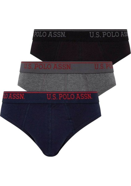 80436 Erkek Siyah Antrasit Lacivert 3'lü Slip