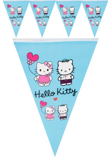 Hello Kitty Iyi Ki Doğdun Flaması