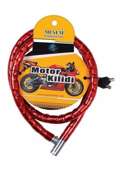 Yaylı Motor Bisiklet Kilidi