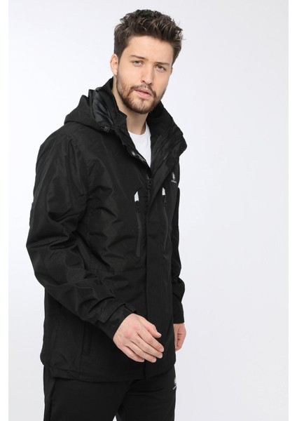 Marco Erkek Su Geçirmez 2 Parça 3 Lü Giyim Kaban Siyah V1 fiyatları