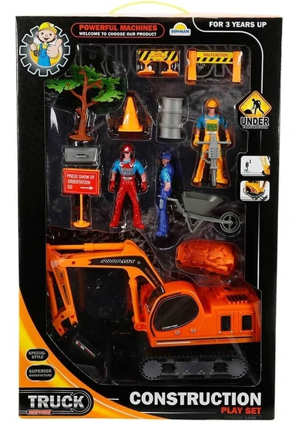 Zapp Toys Kepçeli Inşaat Oyun Seti 14 Parça 