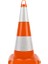 75 Cm. Kırılmaz Trafik Konisi (Çift Reflektifli) 1
