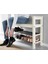 Hemnes Bank ve Ayakkabılık Beyaz, 85X32 cm 2