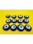 Nurtakı 12 Adet Saf Cam Nazar Boncuklu Buzdolabı Magnet 1