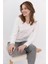 1494 Krem Love Puantiyeli Kadın Pijama Takımı 1