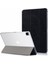 iPad Pro 12.9 2020 Delüx Leather Seri Arkası Şeffaf Standlı Kılıf - Siyah 2