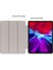 iPad Pro 12.9 2020 Delüx Leather Seri Arkası Şeffaf Standlı Kılıf - Siyah 3