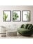 Botanik Bitkiler 3 Parçalı Çerçeveli Tablo 26 x 35 cm (3 Adet) 1