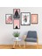 Love Stil Set 5 Parçalı Çerçeveli 26 x 35 cm (4 Ad) - 35 x 45 cm (1 Ad) 1