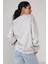 Mad Girls Gri Baskılı Kadın Sweatshirt MG1210 4