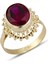 Altın Güverseli Yakut (Ruby) Renk Yüzük 13 1