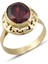 Altın Grek Garnet(Kırmızı) Renk Yüzük 14 1