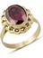 Altın Telkari Garnet (Kırmızı) Renk Yüzük 13 1