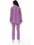 Kadın Gömlek Pantolon Lila Double Takım 3