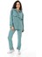 Kadın Gömlek Pantolon Mint Yeşili Double Takım 5