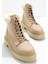 Bej Süet Kadın Bot ve Bootie K029901015 1