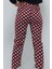 Yuvarlak Desenli Pijama Altı Kırmızı 5