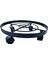 Metal Haddeleme Bitki Caddy Yuvarlak Bitki Standı Arabası Ekici Tutucu Daire Tepsi Mover 360 Derece Döner Tekerlekleri ile - 32 cm (Yurt Dışından) 1