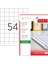 TW-2054 A4 35 x 3316 mm 100'LÜ Beyaz Lazer Yazıcı Etiket 1