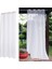 Açık Veranda Perde, Beyaz Vual Sheer Perde Su Geçirmez Grommet Üst Pencere Perdesi Dayanıklı Tek Perde - 132X213CM (Yurt Dışından) 3