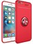 iPhone 6s Plus Yüzüklü Manyetik Ravel Kılıf Kırmızı 1