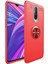 Oppo RX17 Pro Yüzüklü Manyetik Ravel Kılıf Nano Ekran Koruyucu Full Setkırmızı 1