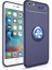 iPhone 6s Yüzüklü Manyetik Ravel Kılıf Nano Ekran Koruyucu Full Setmavi 1
