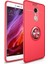 Xiaomi Redmi Note 4 Yüzüklü Manyetik Ravel Kılıf Nano Ekran Koruyucu Full Setkırmızı 1