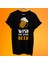 Wish Beer Baskılı %100 Pamuk Oversize T-Shirt Büyük Beden Tişört 1